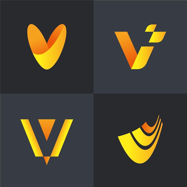 V logo collection