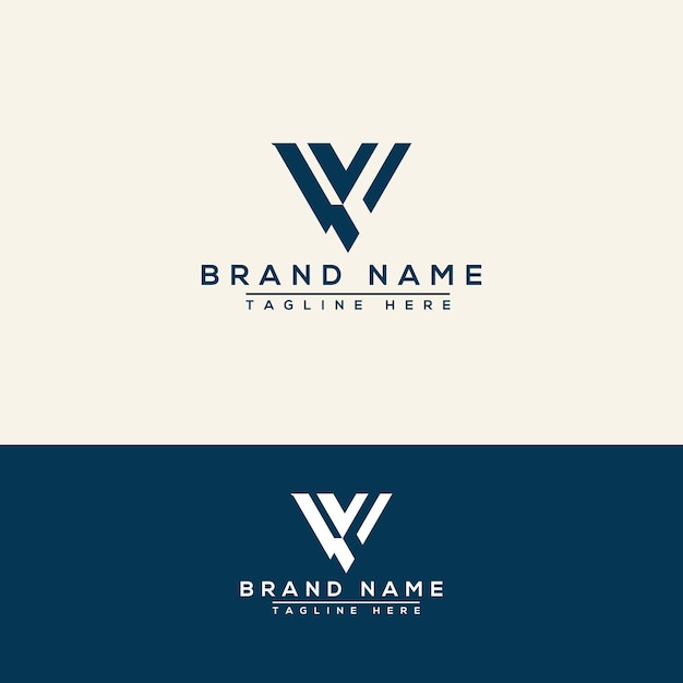 V Logo Design Template Vector Graphic Branding Element.