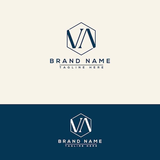 VA logo Design Template Vector Graphic Branding Element.