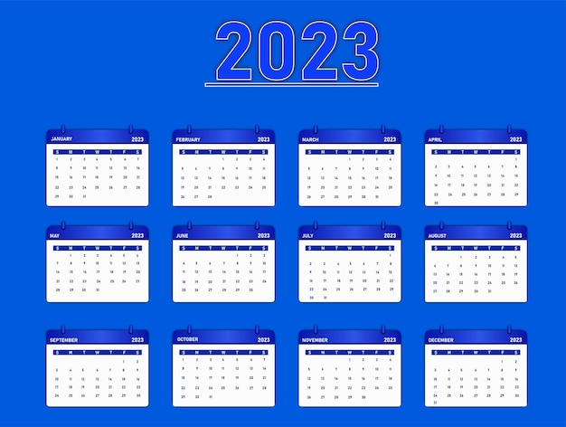 vactor 2023 page calendar