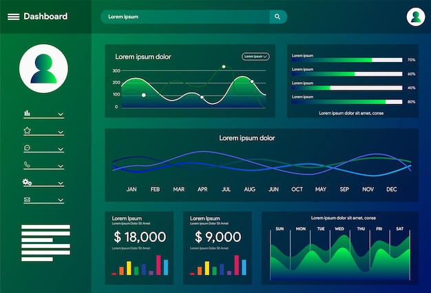 vactor dashboard template user panel template