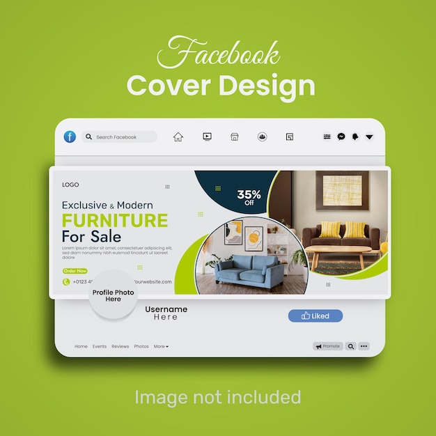 Vector vactor furniture sale instagram post and social media template