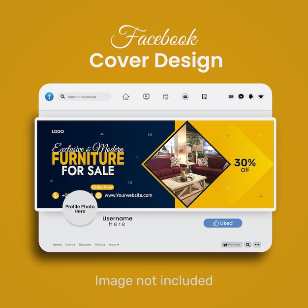 Vector vactor furniture sale instagram post and social media template