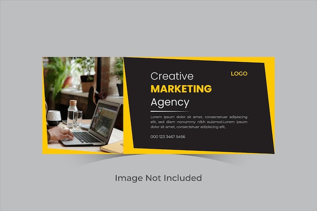 Vactor web banner design template