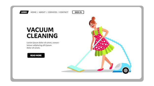 Vacuum Cleaning Equipment Housework Service