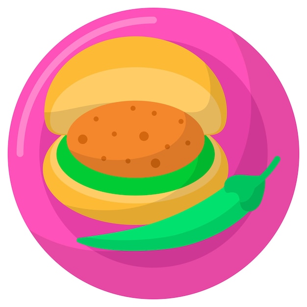 Vada Pav Platter Indian Potato Sliders vector design Asian Cuisines Most Popular Dishes Sign Street