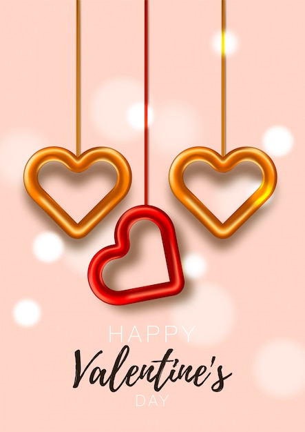 Valentine day card. Festive romantic . Love poster special . Promotion brochure to Valentines day.