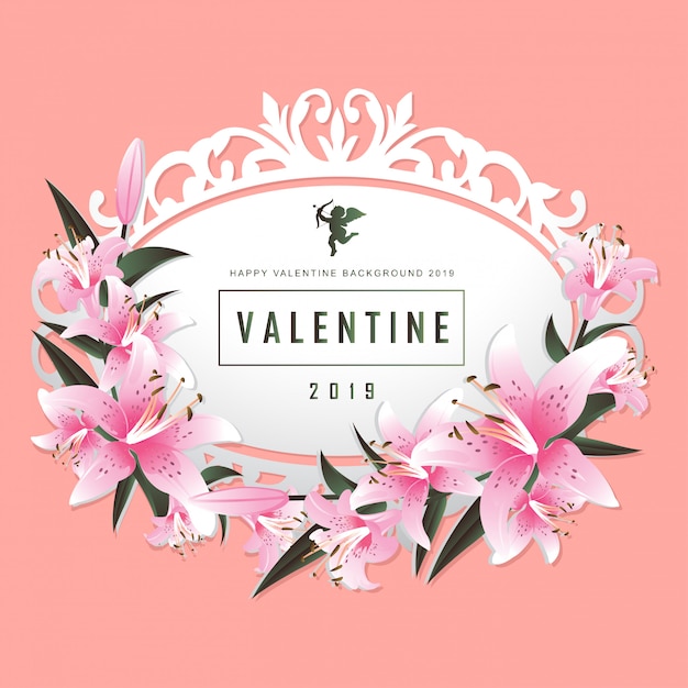 valentine day vector illustration background