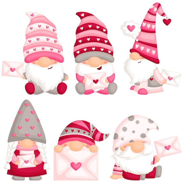 Valentine Gnome with Love Letter