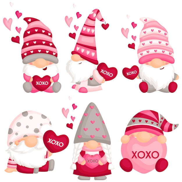 Valentine Gnome with Love Pillow