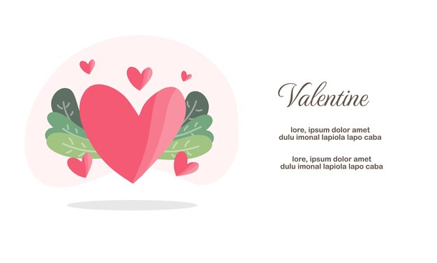 valentine love illustration for valentines day design event