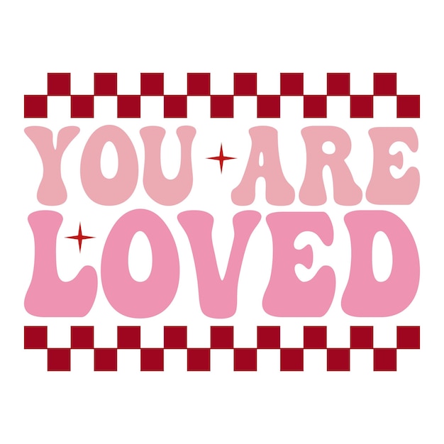 valentine retro svg design and digital download