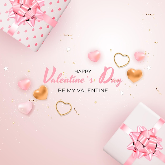 Valentine's Day Background Design.