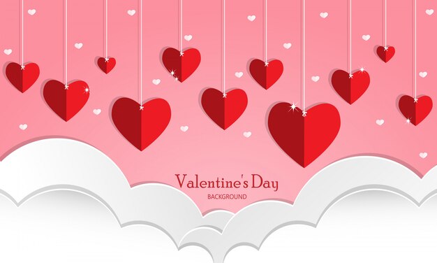 Valentine's Day background.