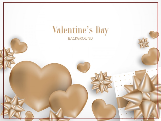 Vector valentine's day background.