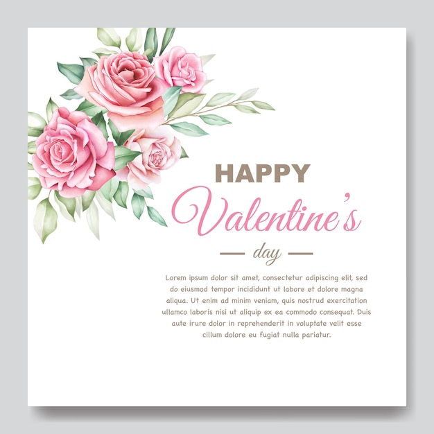 Valentine's day greeting card