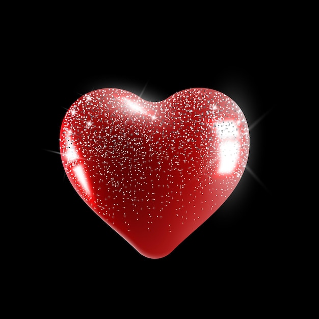 Valentine's Day Heart Element, Shiny Heart Image