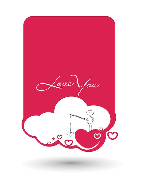 Vector valentine's day heart logo design, vector illustration.