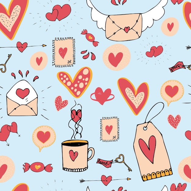 Valentine's day pattern