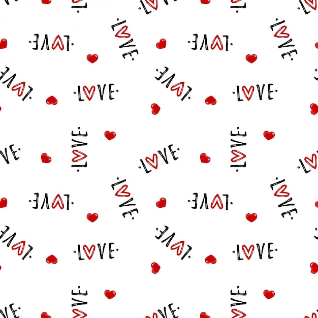 Valentine's Day seamless pattern