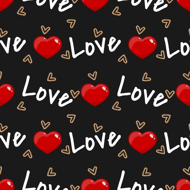 Valentine's Day seamless pattern