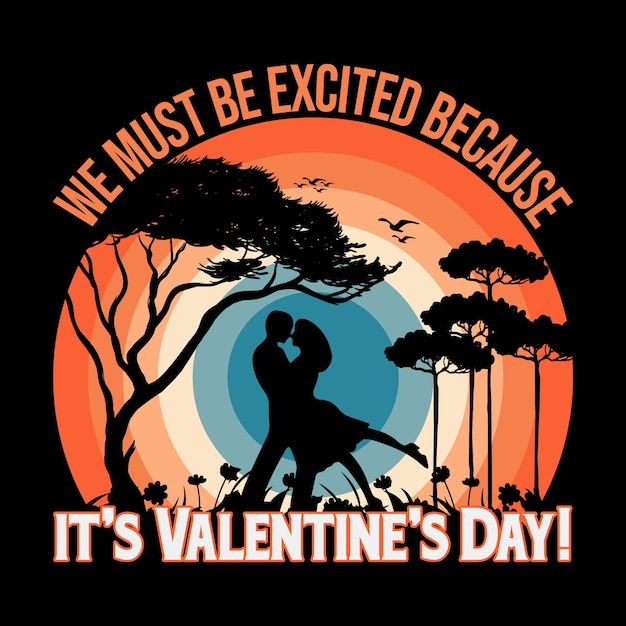 Valentine's day t-shirt design