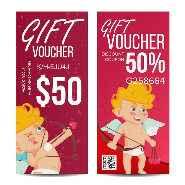 Valentine's Day Voucher template