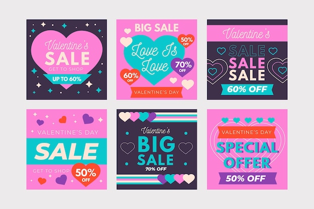 Valentine's special offer instagram post pack