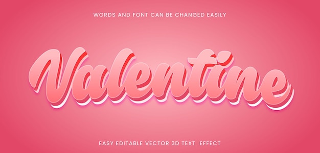 valentine's text style effects