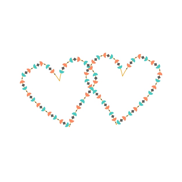 Valentine symbol love design, Decorative Love shape