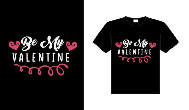 Valentine typography cute wedding lettering t-shirt design