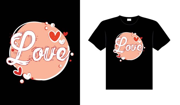 Vector valentine typography cute wedding lettering t-shirt design