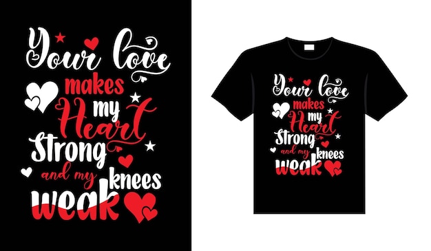 Valentine typography cute wedding lettering t-shirt design