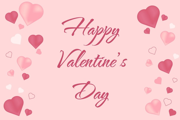 valentines background with 3D love perfect for greeting card post card invitation advertisement