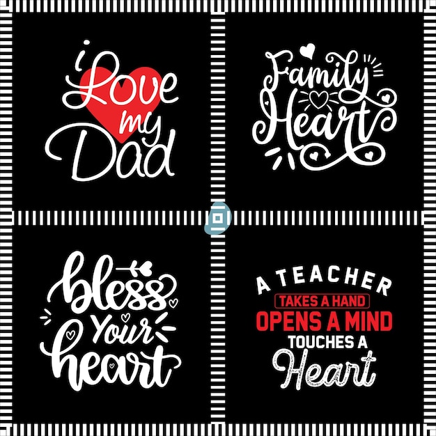 Valentines Creative Typography Design