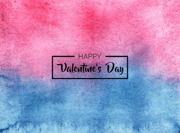 Valentines Day Abstract watercolor hand painted background texture