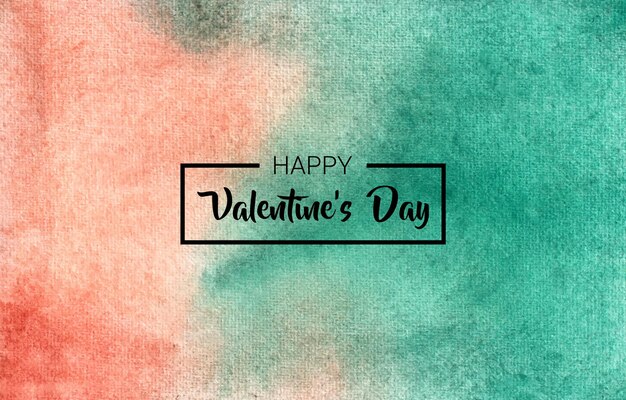 Valentines Day Abstract watercolor hand painted background texture