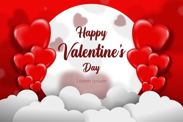 Valentines Day Love Background Vector