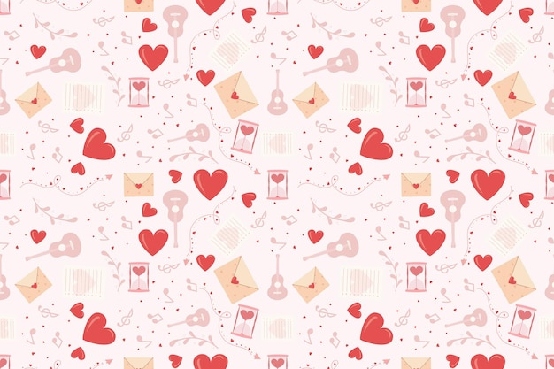 valentines day seamless pattern