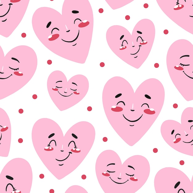 Valentines Day seamless pattern