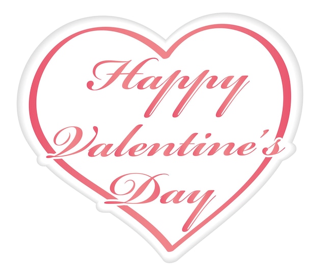 Valentines Day Vector Symbol Isolated On A White Background.