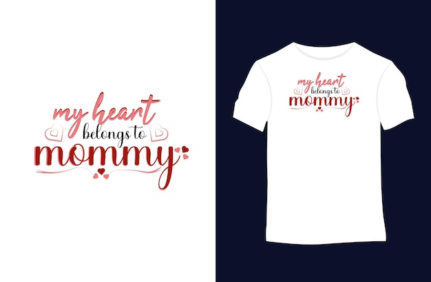 Valentines or love quotes Typography T-shirt design