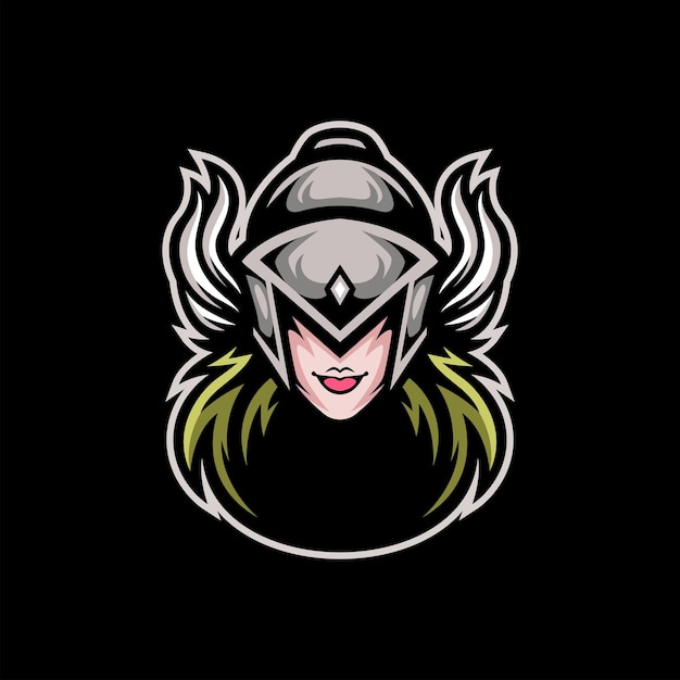 Valkyrie logo template esport