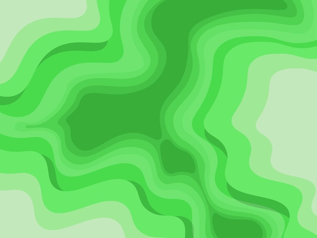 Valley background with green gradations