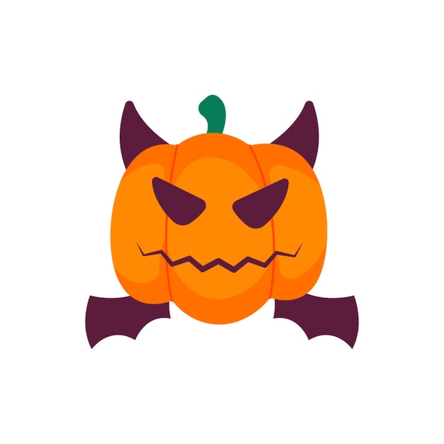 Vampire Pumpkin Illustration