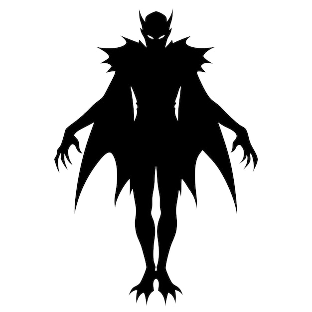 Vector vampire silhouette