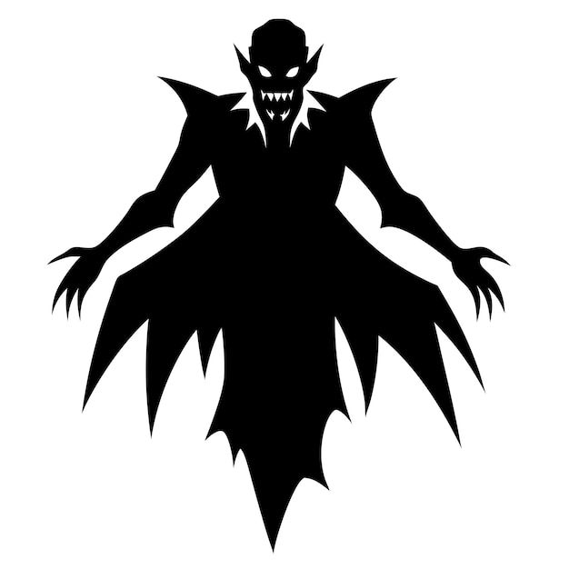 Vector vampire silhouette