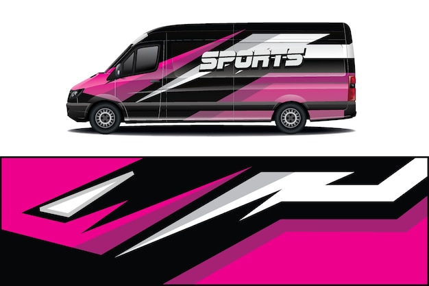 Van Car Decal Wrap Design