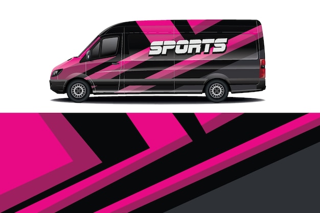 Van Car Decal Wrap Design