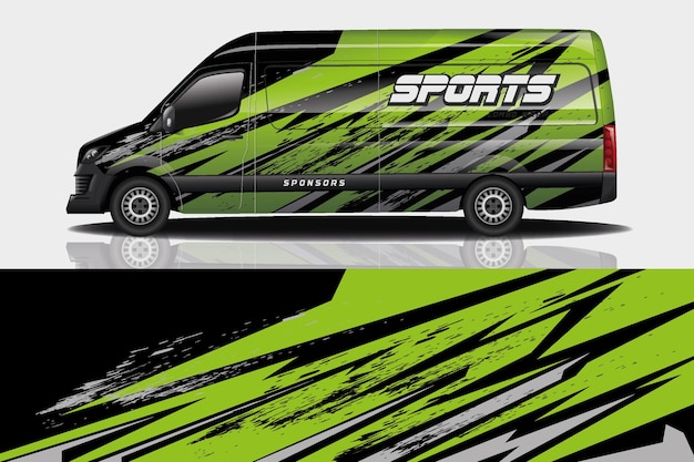 Van Car Decal Wrap Design 